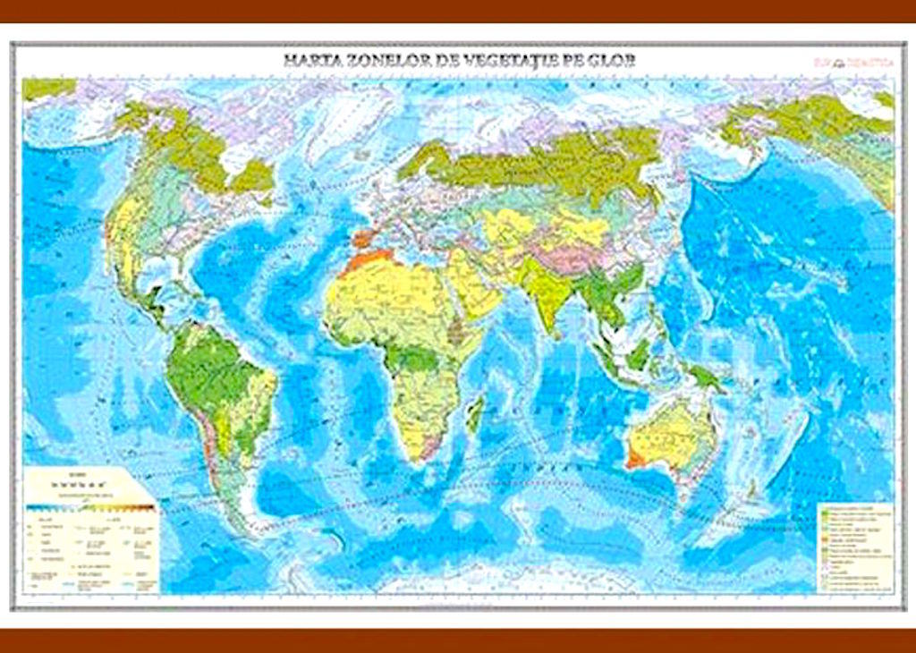 GHL7 harta zonelor de vegetatie pe glob