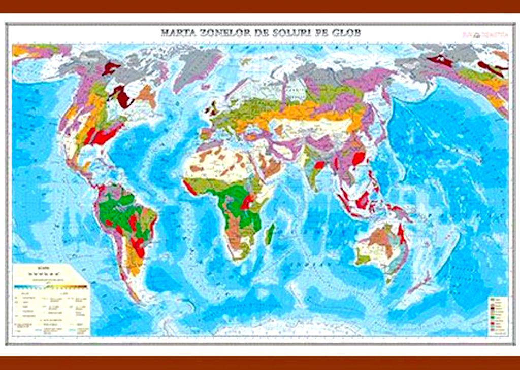 GHL8 harta zonelor de soluri pe glob