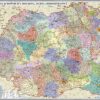 GHR5CDG harta romania si r moldova administrativa 35002400 materiale didactice geografie harti murale