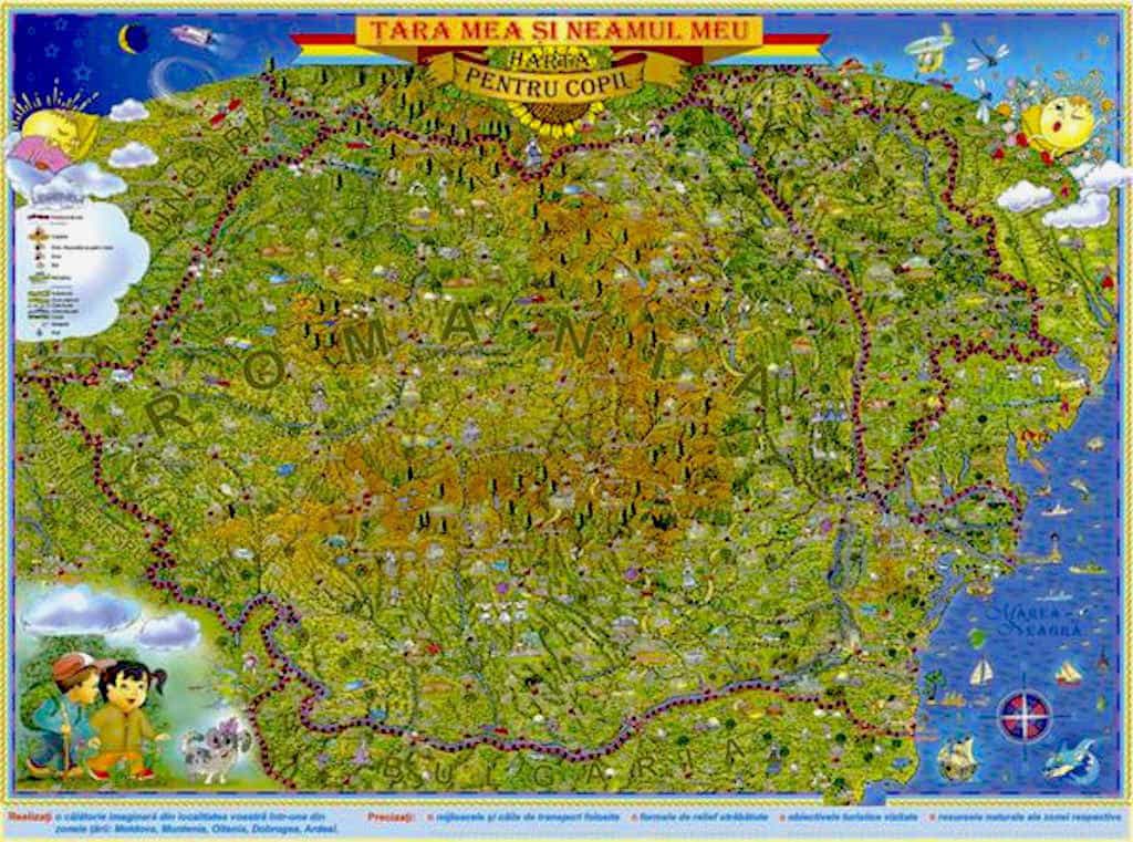 GHRCPG harta tara mea si neamul meu romania si moldova pentru copii 350024001