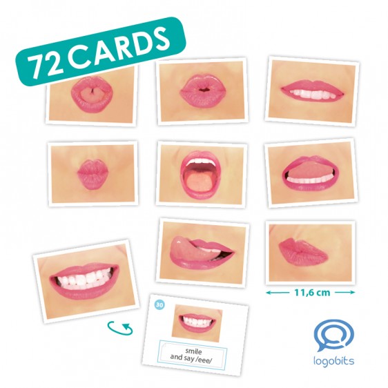 logo bits cards for oral motor speech therapy