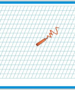 Tabla alba de perete cu linii clasele I - II.